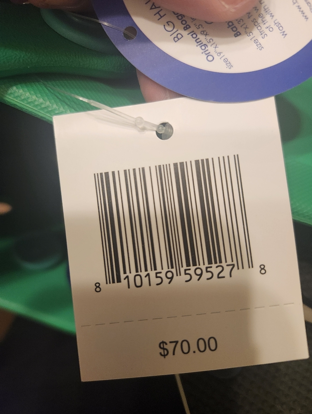 NWT Bogg Green Beach Tote - Picture 4 of 4